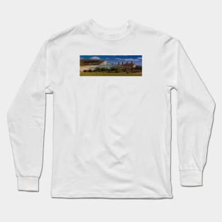 Coastguard Cottages and the Seven Sisters, England Long Sleeve T-Shirt